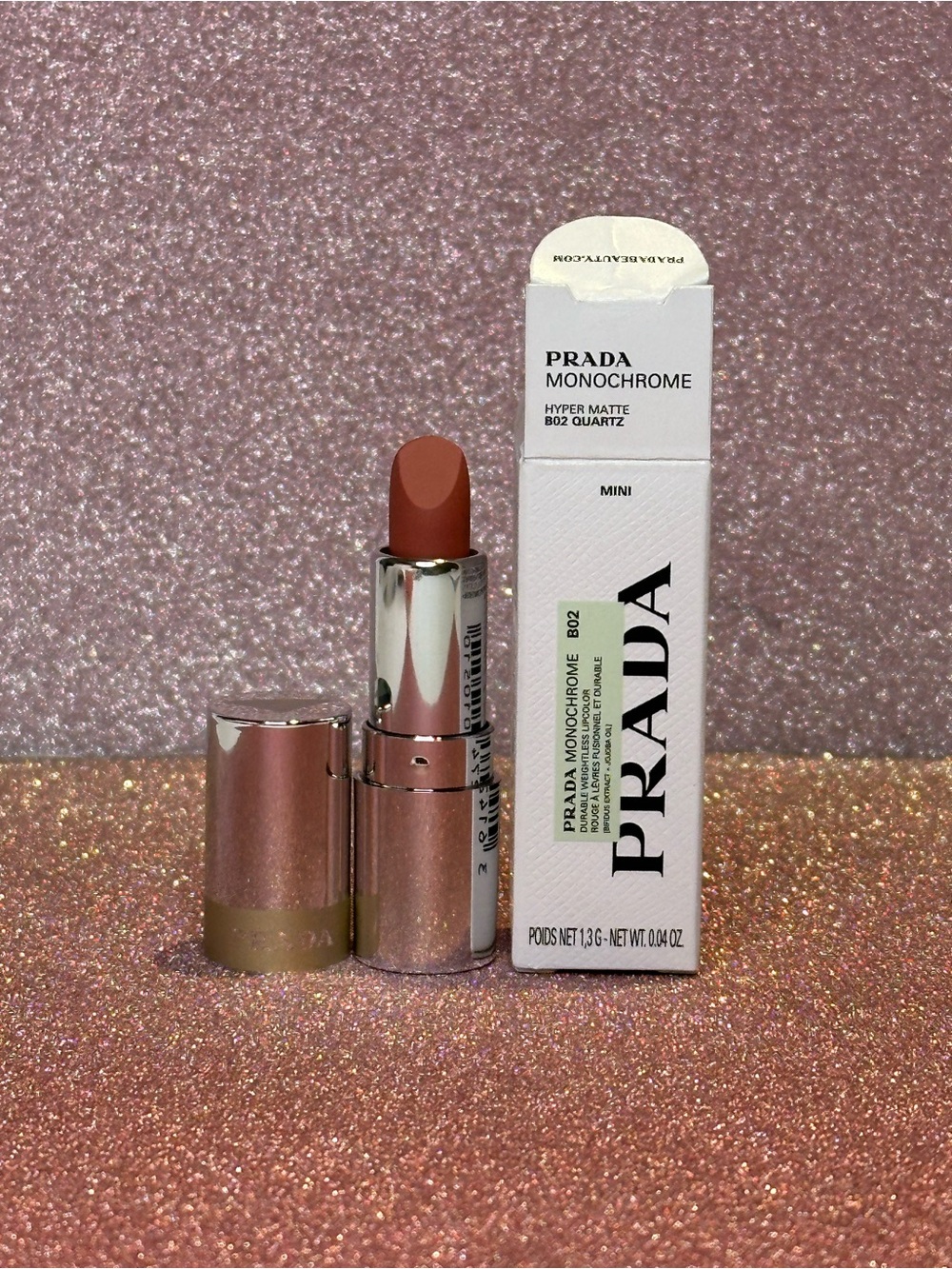Prada Monochrome Hyper Matte “Quartz” *MINI* Lippie